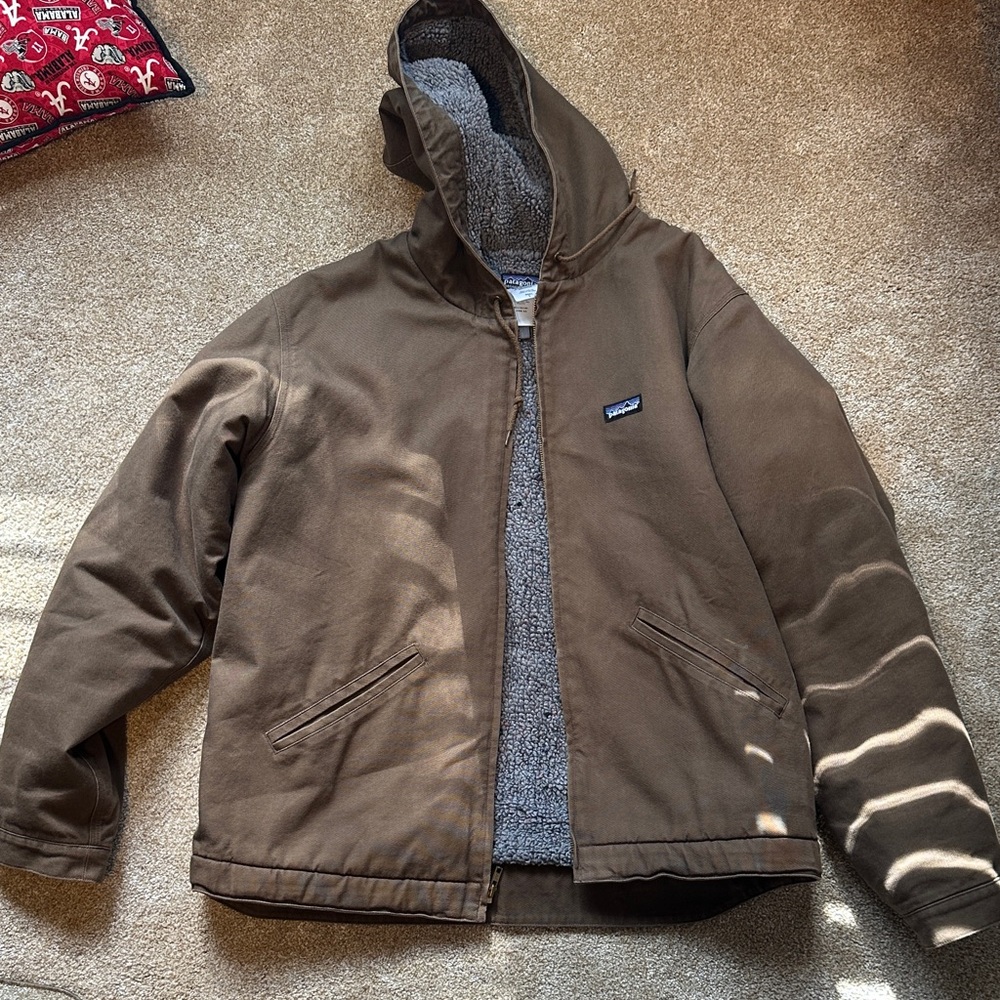 Patagonia Men's Brown Hooded Coat Jacket